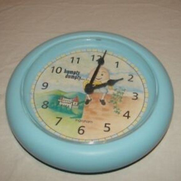 Humpty Dumpty Clock  Ingraham Vintage New in Box - Picture 3 of 7